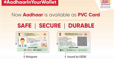 how to get smart card for aadhar|pvc aadhaar card online order.